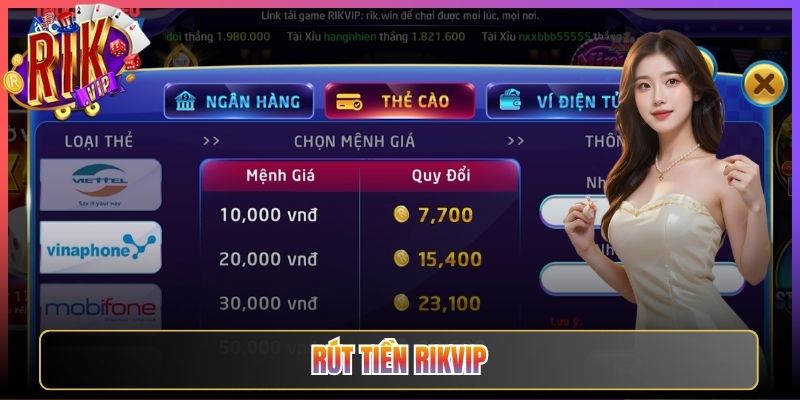Rút Tiền Rikvip Nhanh Gọn Nhận Về Tài Khoản Trong Ngày